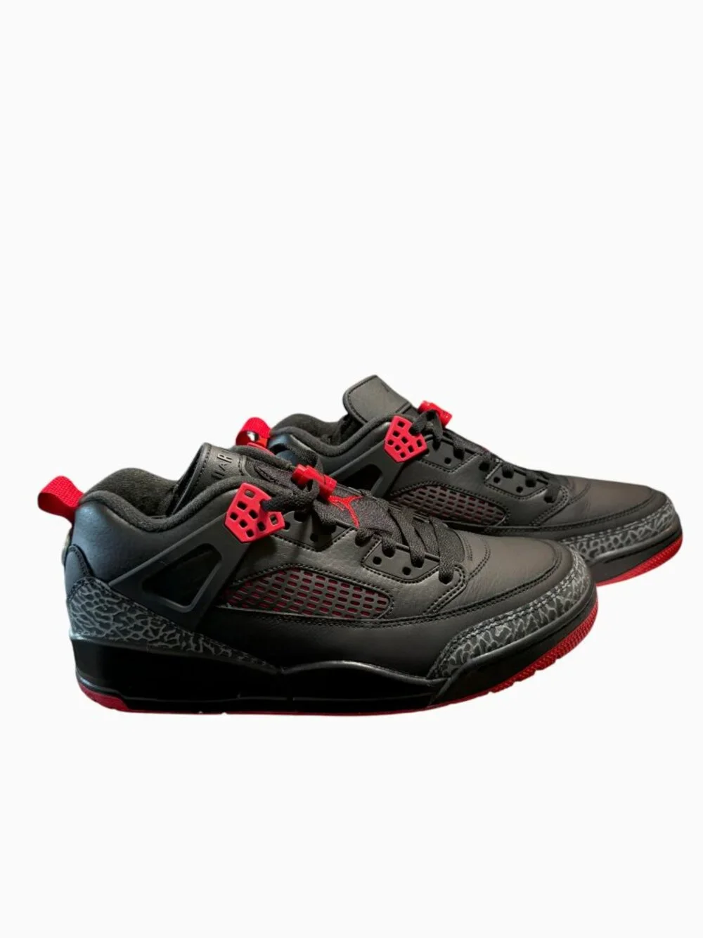 NEW Jordan Spizike Low Bred Black Gym Red Cool Grey Men's Size 11